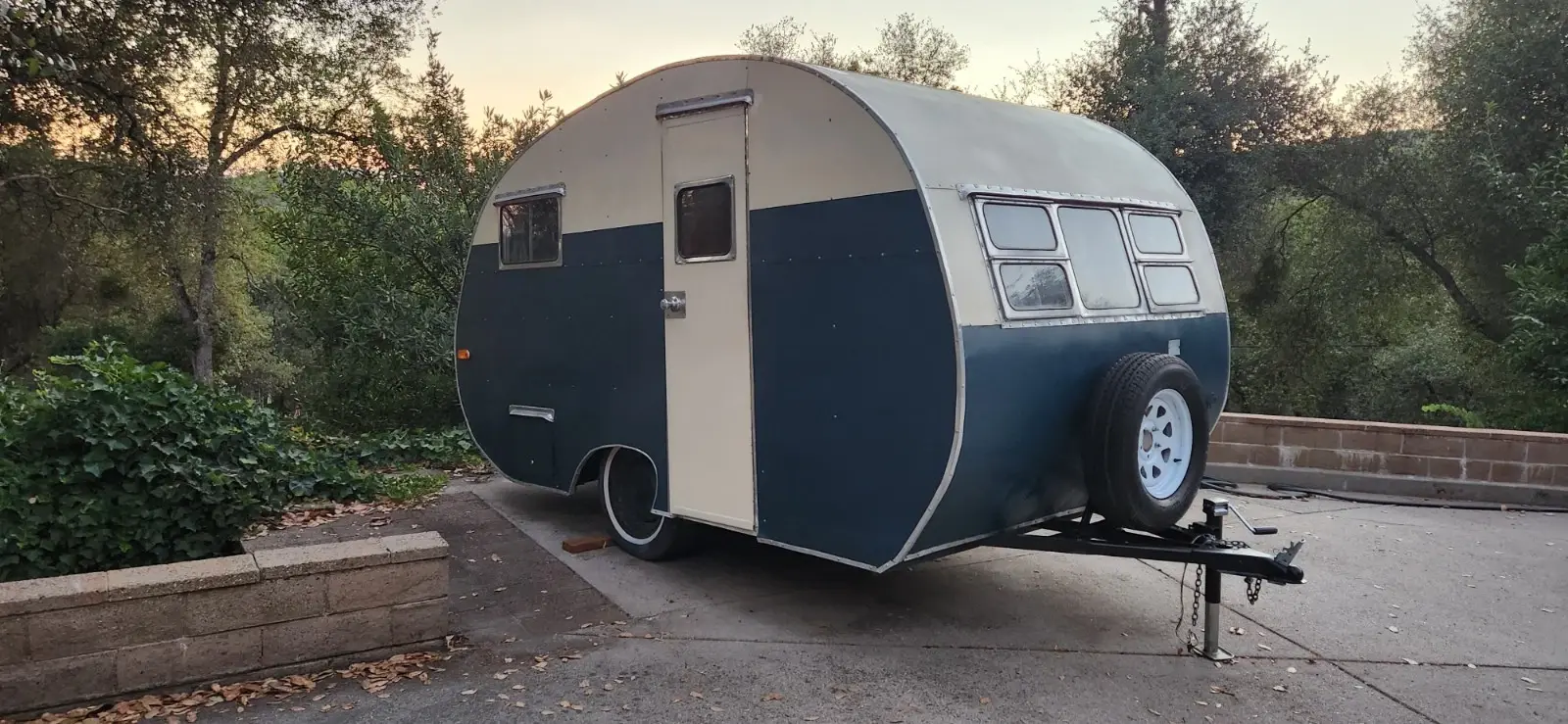 1951 Crown "Canned Ham" Vintage Travel Trailer