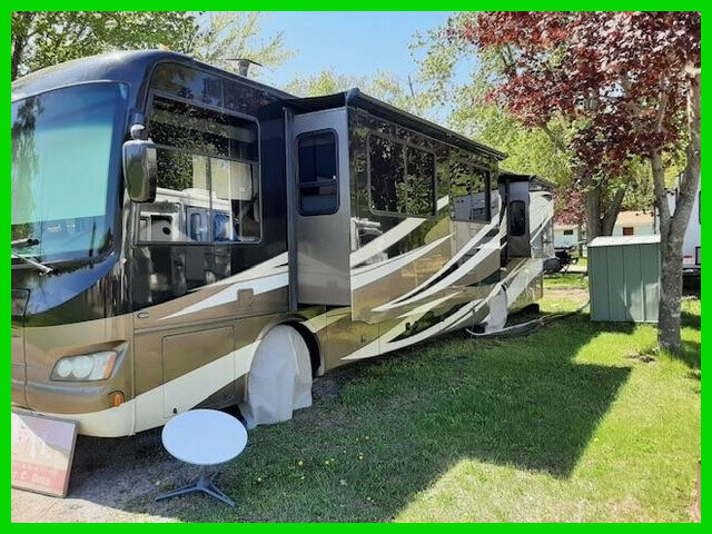 2013 Forest River Berkshire 390BH Class A Diesel Motorhome Custom Wheel Covers