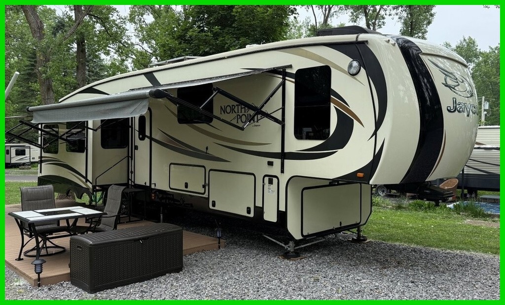 2016 Jayco North Point 377RLBH 42ft Fifth Wheel Stock Number 233032 4 Slides
