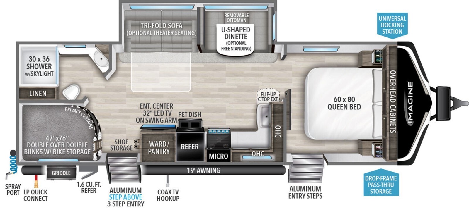 2021 GRAND DESIGN Imagine 2800BH TRAVEL TRAILER
