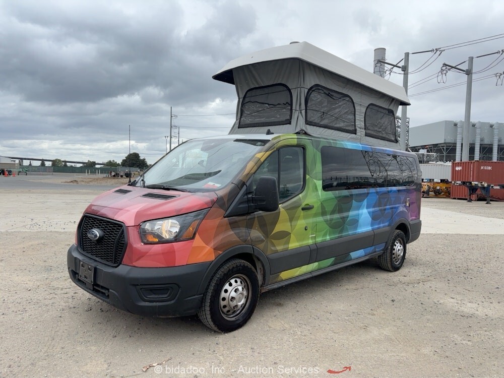 2023 Ford Transit Camper Van Truck Recreational Vehicle RV Motorhome bidadoo