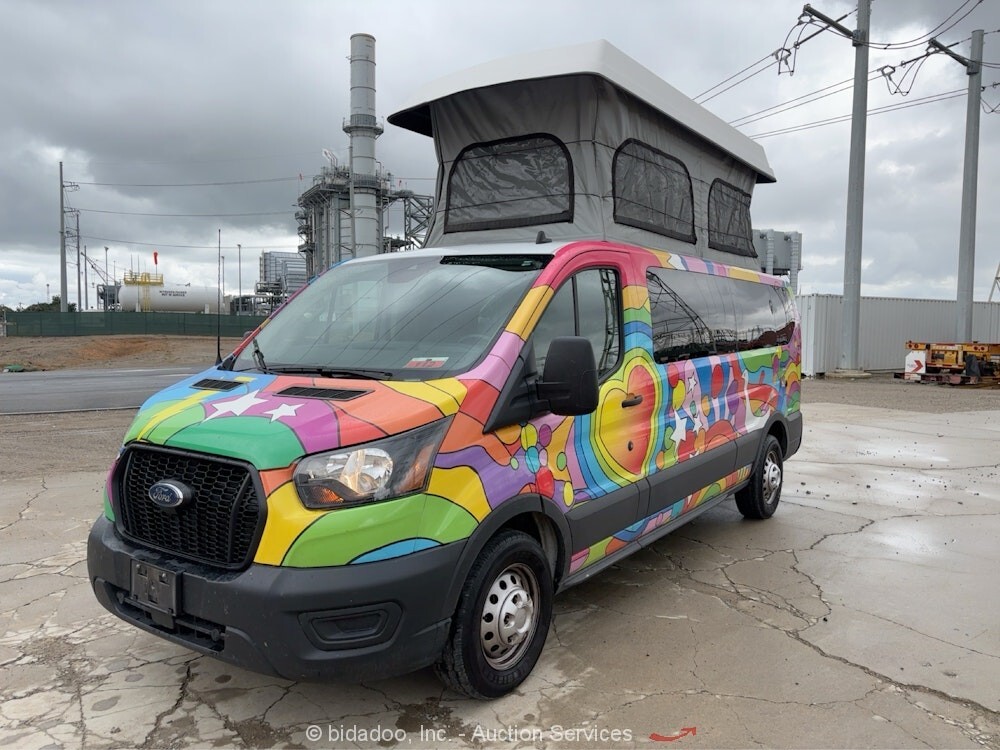 2023 Ford Transit Camper Van Truck Recreational Vehicle RV Motorhome V6 bidadoo