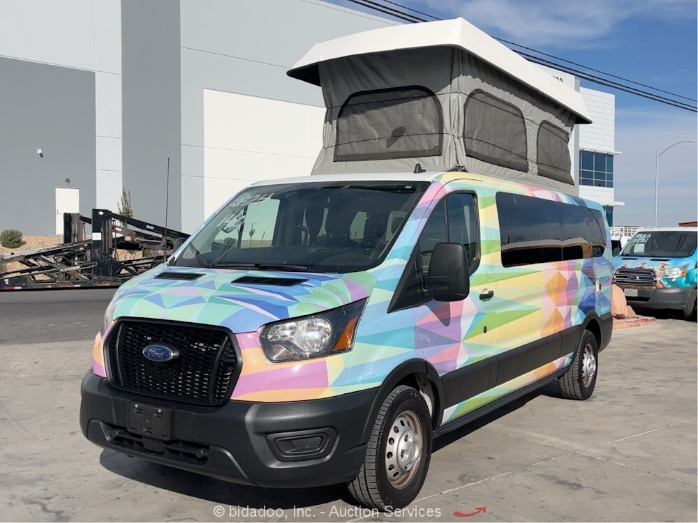 2023 Ford Transit Pop Up Campervan RV Class B Motorhome Kitchenet V6 bidadoo