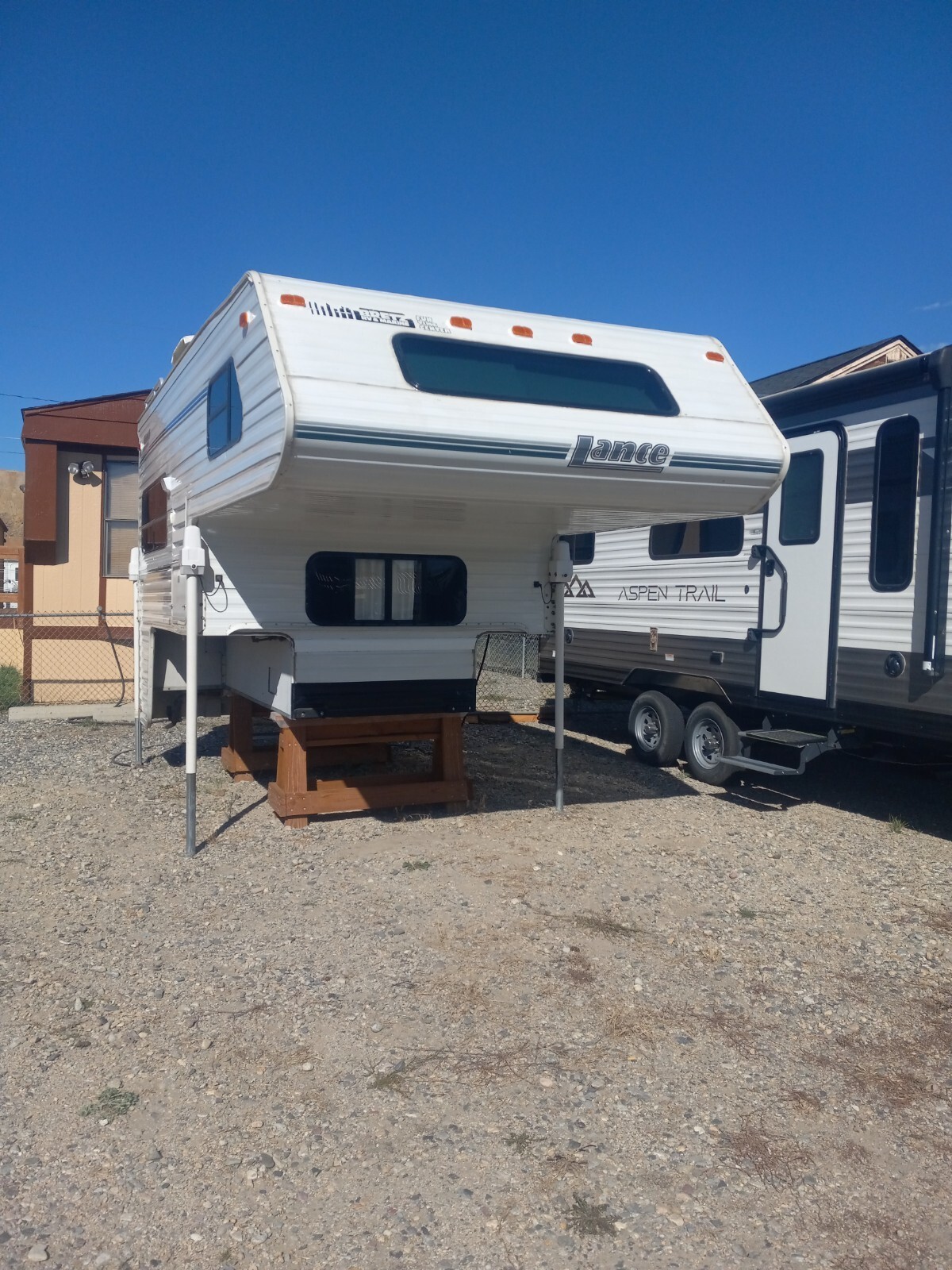 Lance slide in truck camper