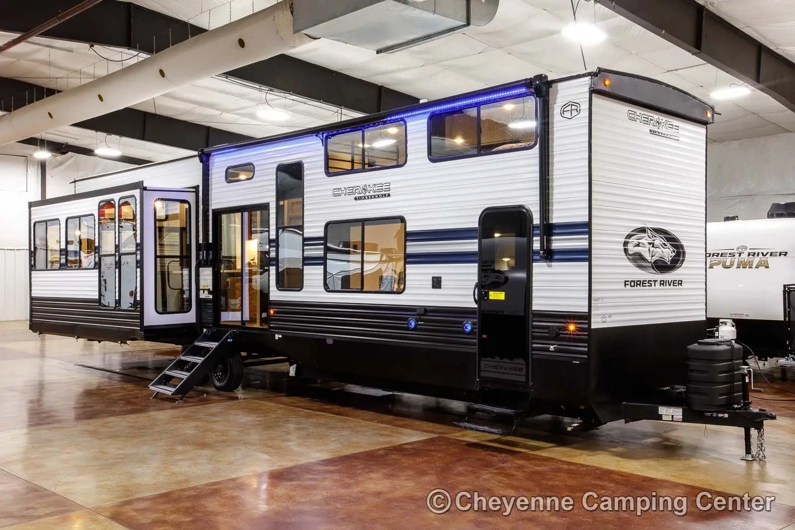 New 2027 Forest River Cherokee Timberwolf 39JM Destination Trailer with 2 Lofts