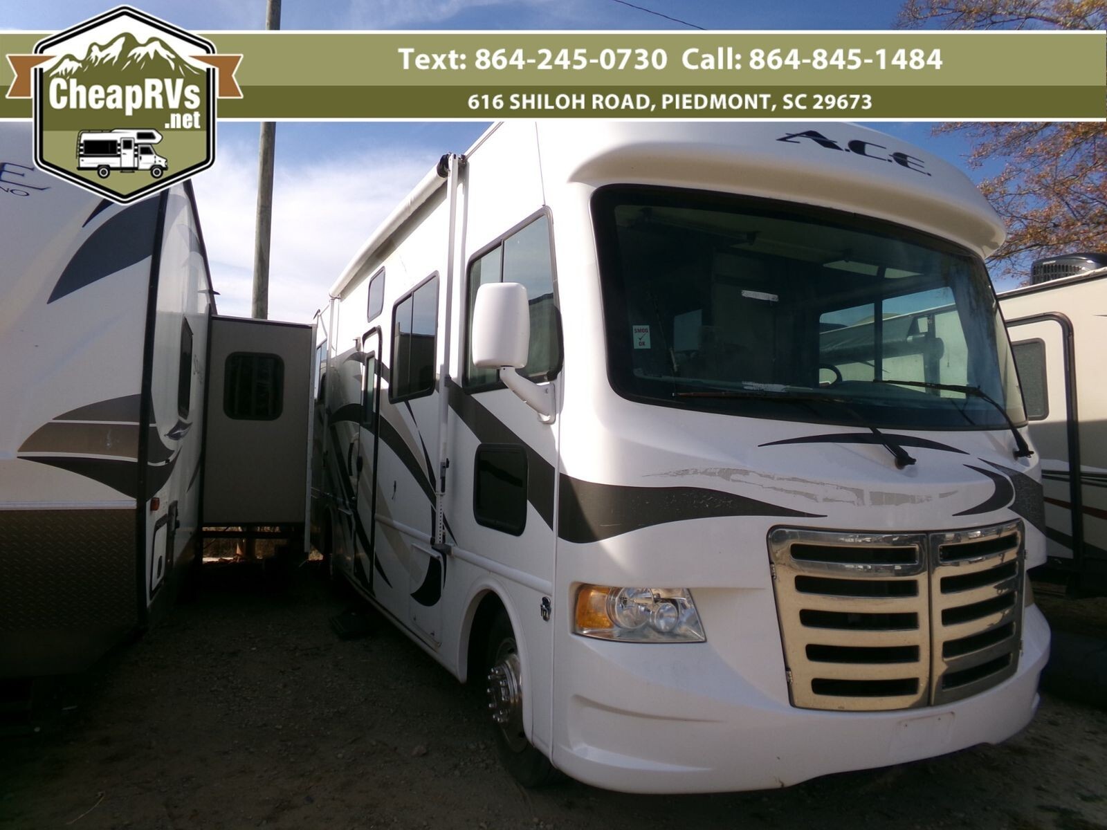 No Reserve Used ACE short small motorhome Slide mis furniture cheap repo class C