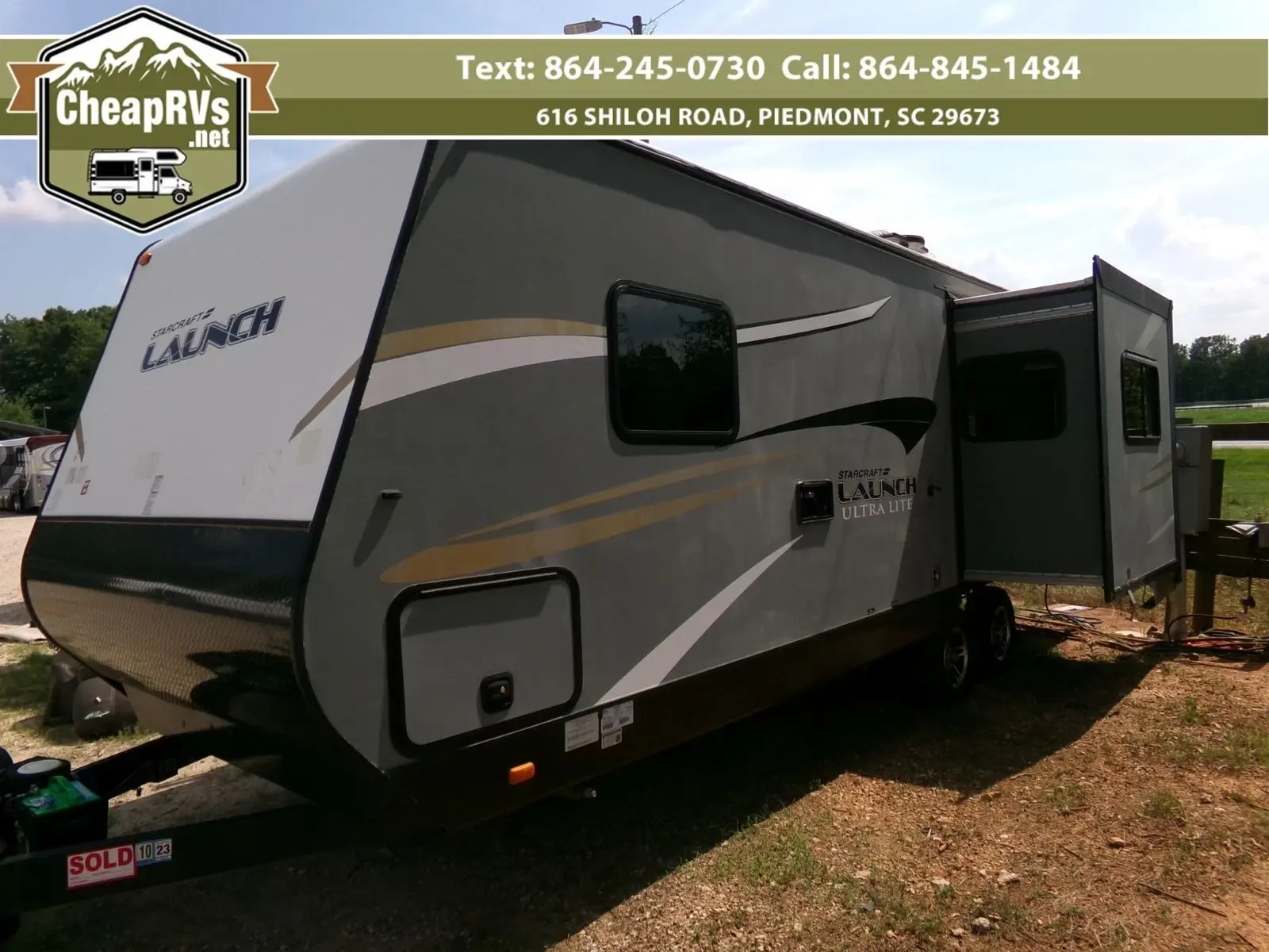 Used short small LITE camper trailer RV Slide travel trailer REPO L@K