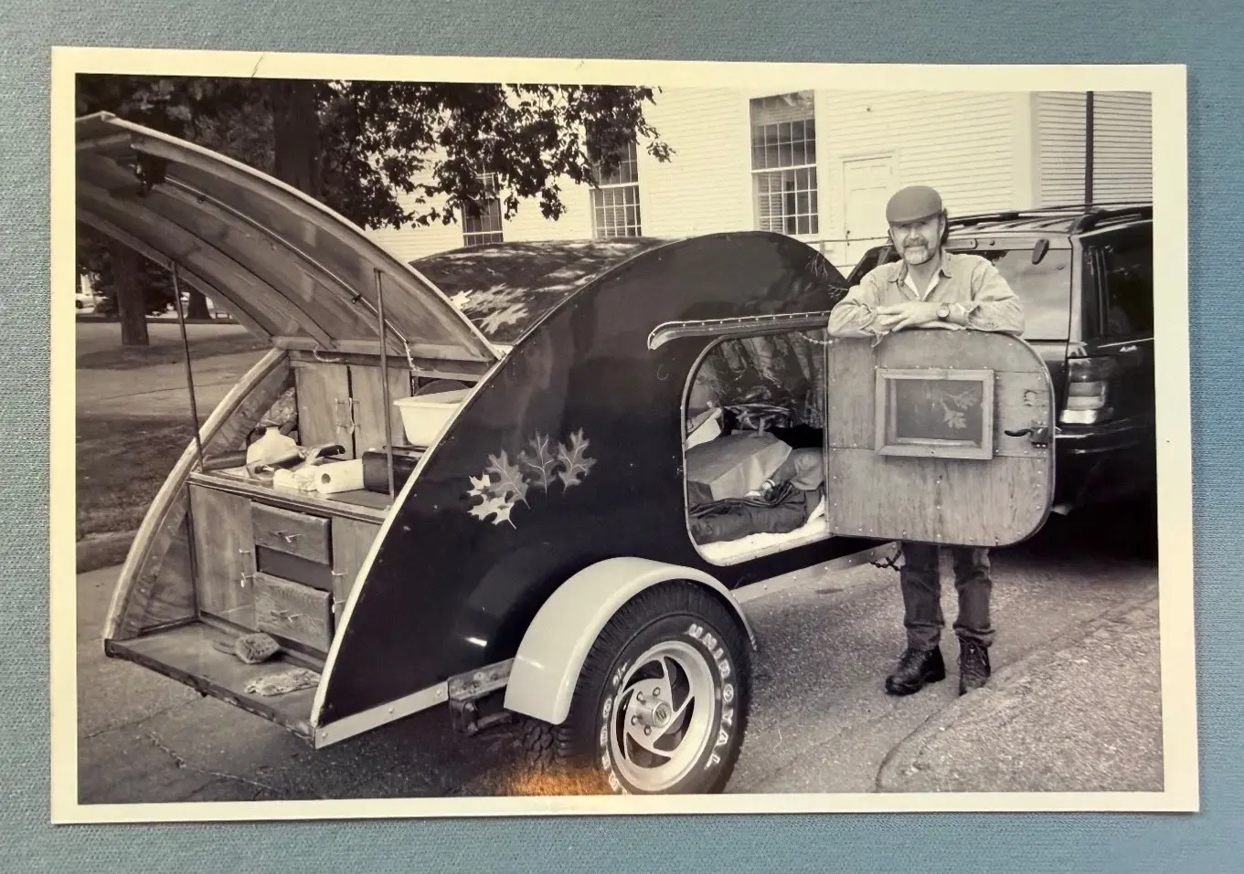 Vintage Teardrop Camper Trailer - Artistic History!