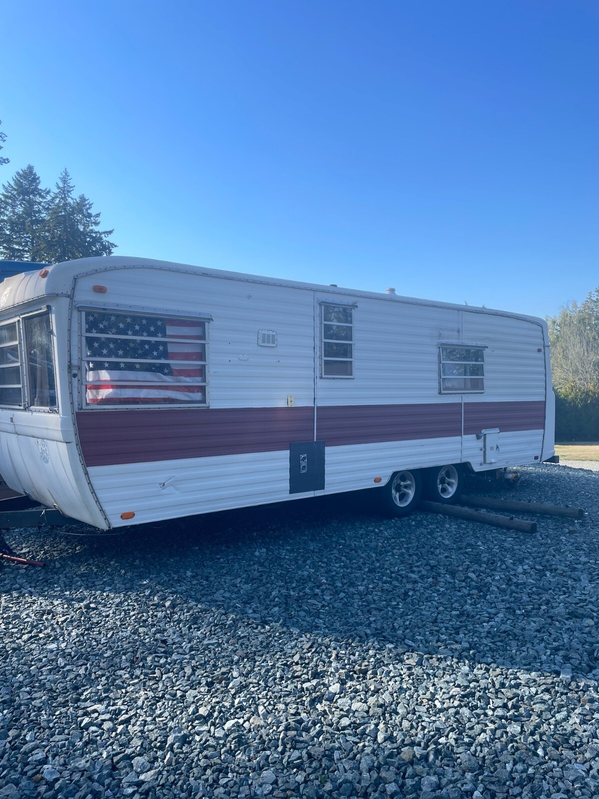 Vintage Tinyhome Rare 1970 Kencraft Travel Trailer Fiberglass Roof Tinyhouse
