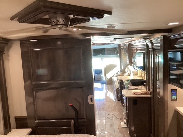 2020 Dark Blue Grey Silver Entegra Coach Anthem Motorized Class A