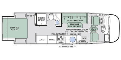 2017 Thor Motor Coach Axis RUV Motorized Class A