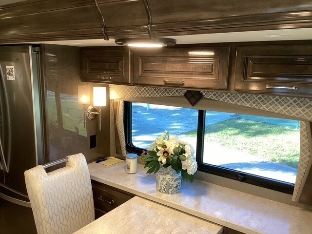 2020 Dark Blue Grey Silver Entegra Coach Anthem Motorized Class A