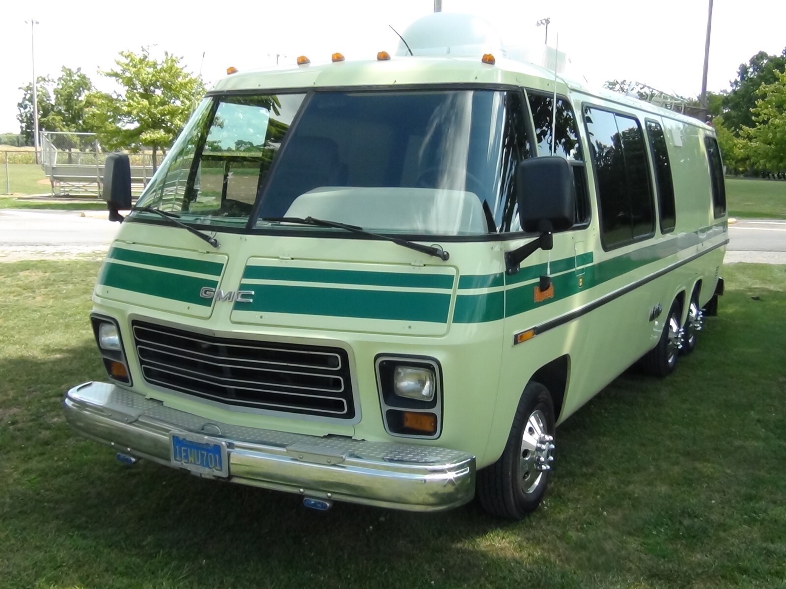1977 Frosted Mint Green GMC Motorhome Class A Motorhome