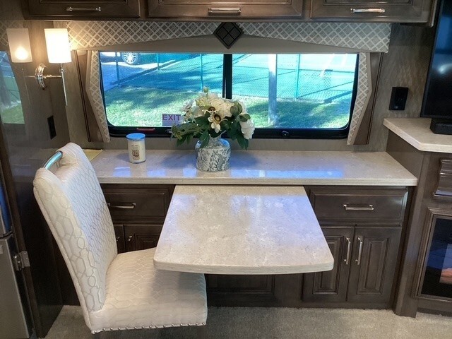 2020 Dark Blue Grey Silver Entegra Coach Anthem Motorized Class A