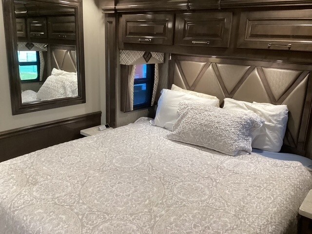 2020 Dark Blue Grey Silver Entegra Coach Anthem Motorized Class A