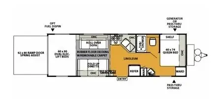 2009 WILDWOOD 27 FBSRV Toy Hauler - Travel Trailer