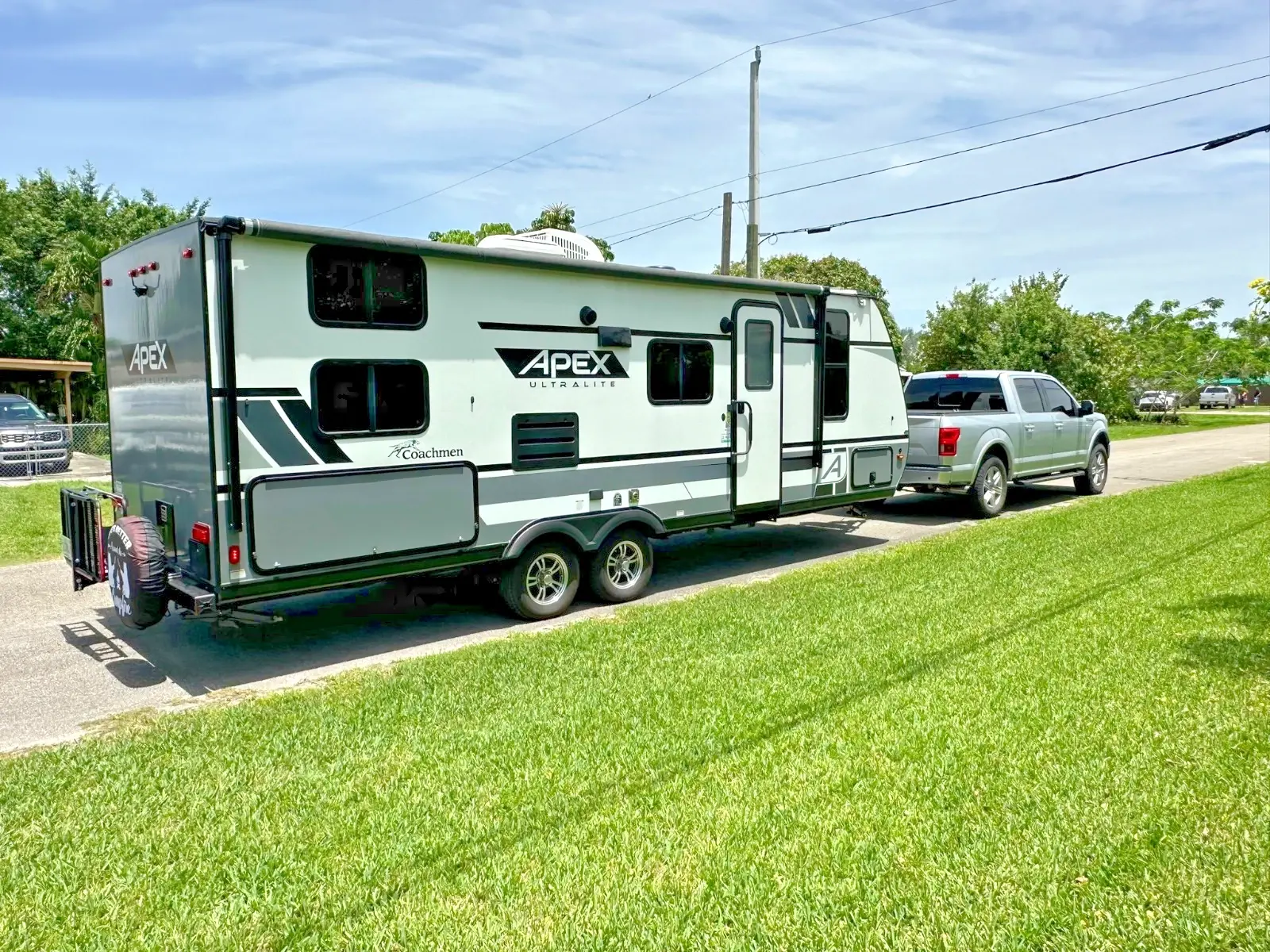 2021 Gray/Black Coachmen Apex Ultra-Lite Camping Trailer