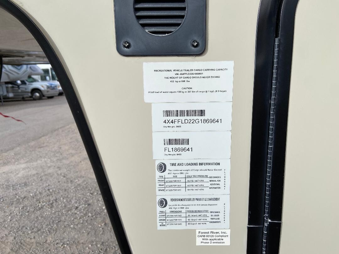 2016 Forest River 8528BHWS