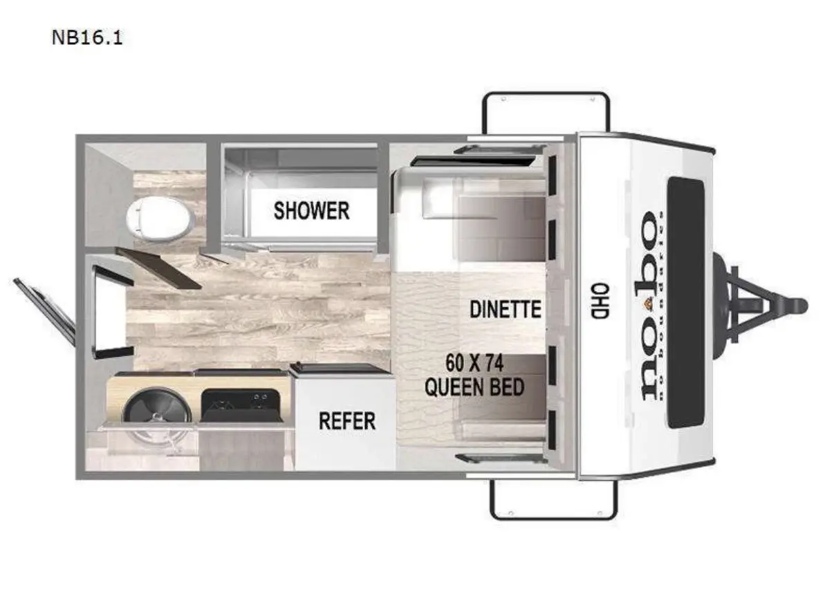 2023 Forest River NB16.1 Travel Trailer