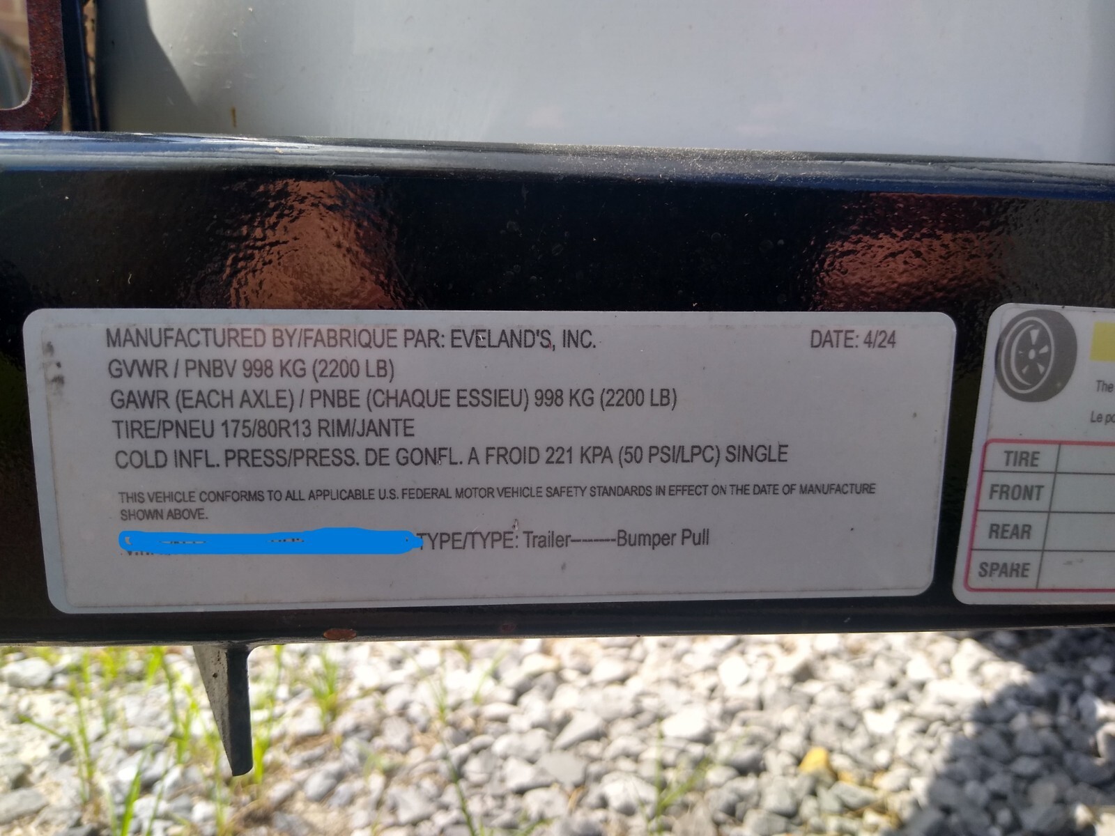 2024 Scamp SCAMP 13' Layout #2 travel trailer