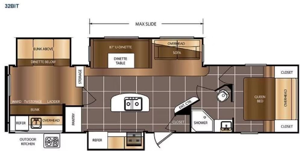 2015 PRIME TIME Freedom Express Ultra-Lite Travel Trailer