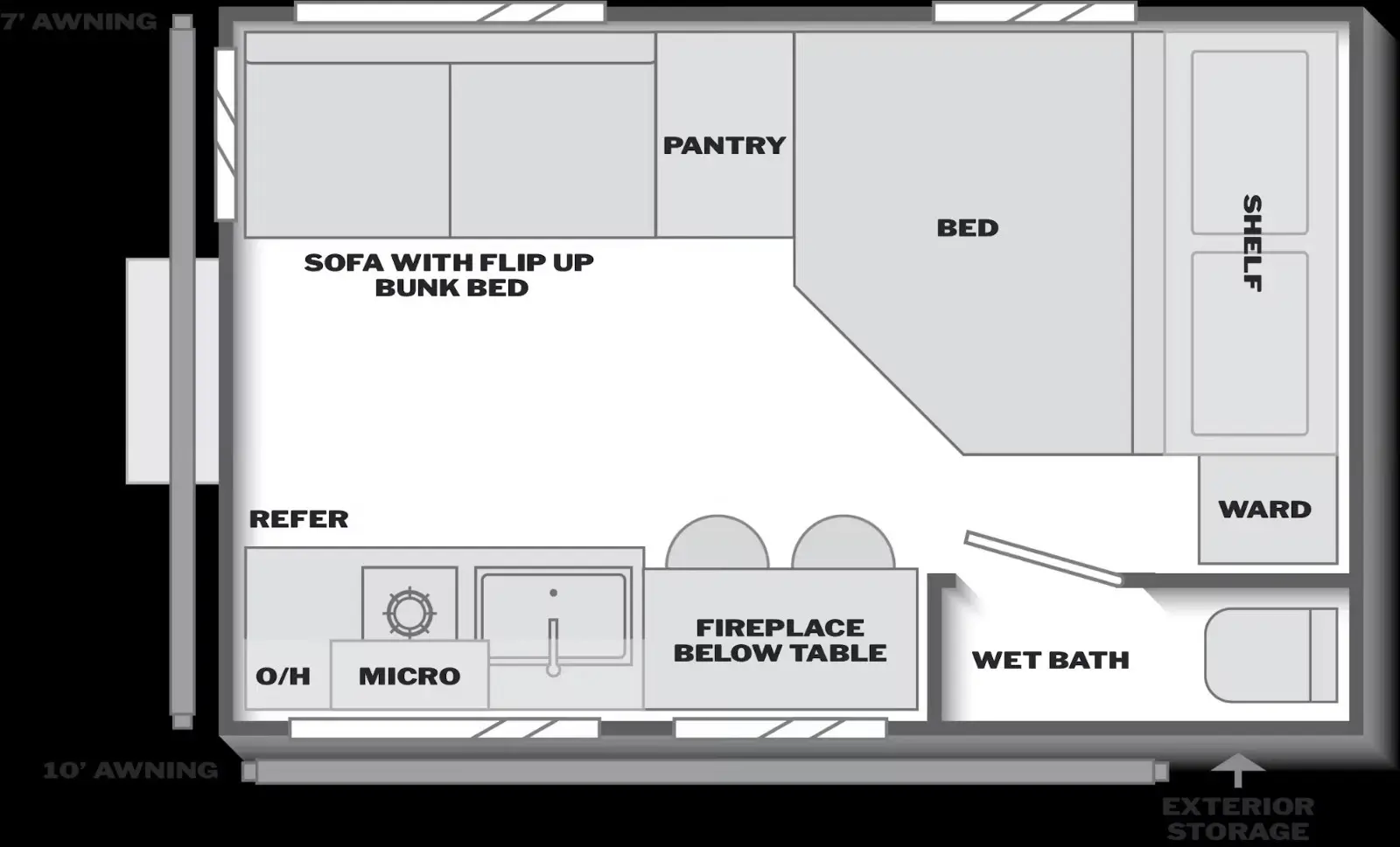 2026 Coleman 13S Travel Trailer