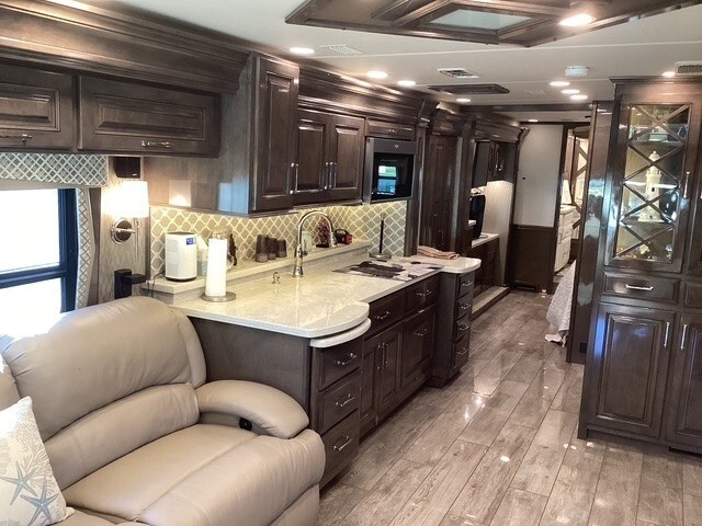 2020 Dark Blue Grey Silver Entegra Coach Anthem Motorized Class A