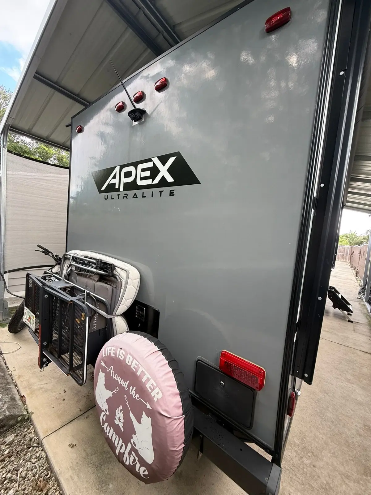 2021 Gray/Black Coachmen Apex Ultra-Lite Camping Trailer