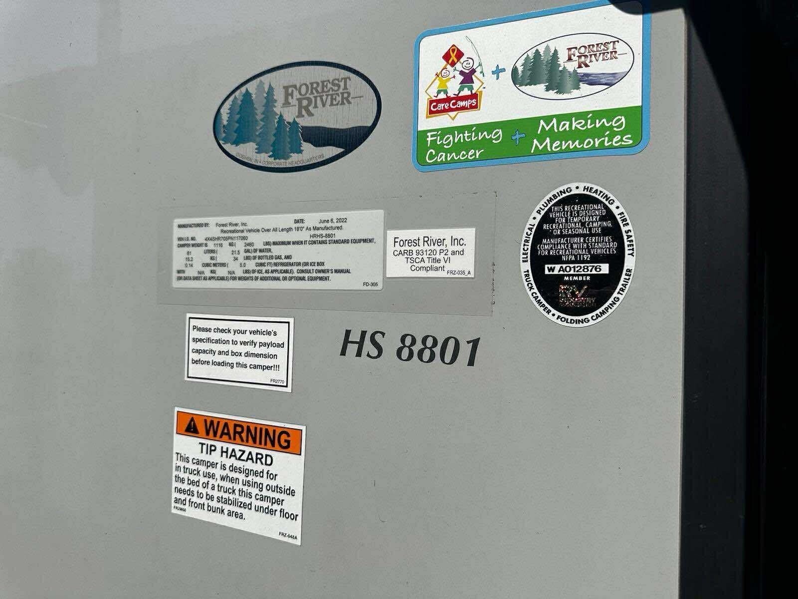 2023 Palomino 8801 Palomino Truck Camper